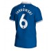 Günstige Everton James Tarkowski #6 Heim Fussballtrikot 2023-24 Kurzarm
